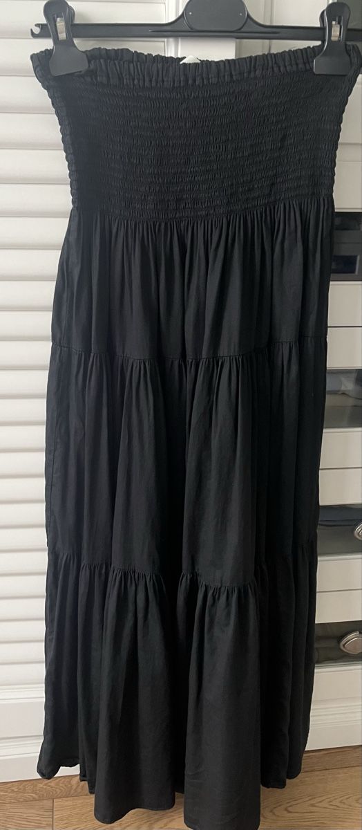Vestiti & Gonne: 100% cotton black long skirt – Usato da Rüschlikon venduto da ant_5v7g