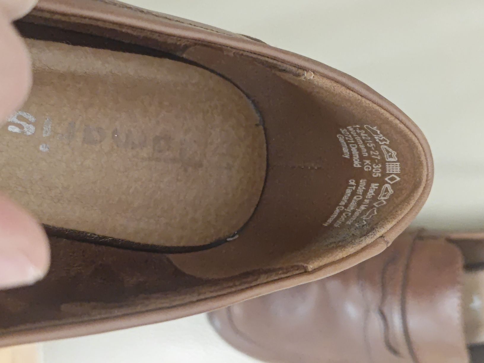Tamaris Scarpe da donna: Tamaris Loafer cognac Grösse 41 – Usato da Zürich venduto da pamiciri 2