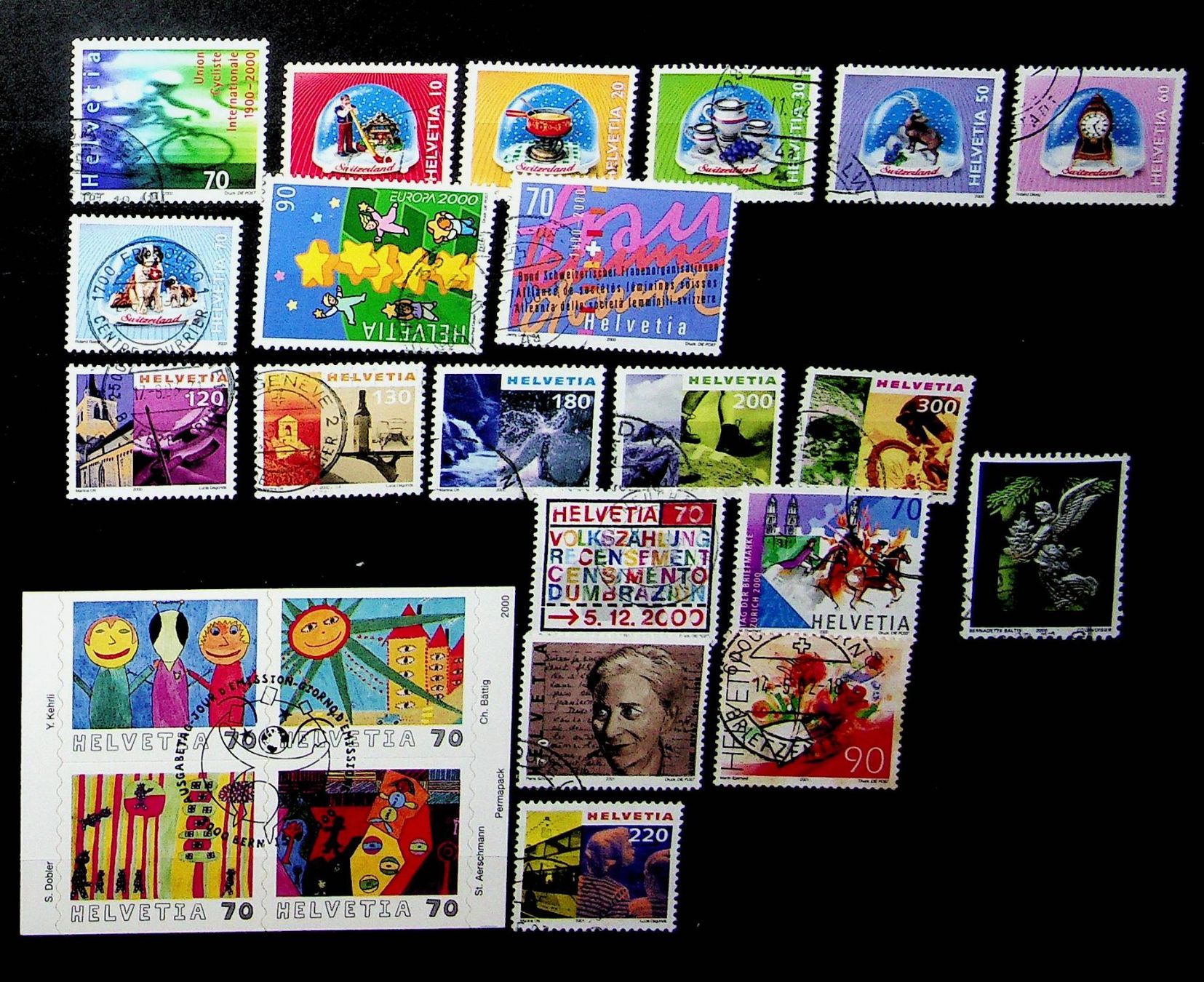 Tutti i francobolli: SUISSE TIMBRES OBLITÉRÉS 2000-2001/ T482 – Usato da Estavayer-le-Lac venduto da nane85