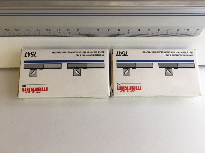 Märklin Modellini di ferrovie: 2er Set Märklin H0 7547 Weichenlaternensatz – Nuovo (secondo la descrizione) da Büsserach venduto da ModellbahnDepot