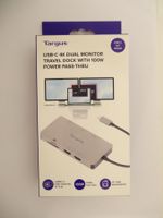 Targus USB-C 4K Dual Monitor Travel Dock - Neuwertig!