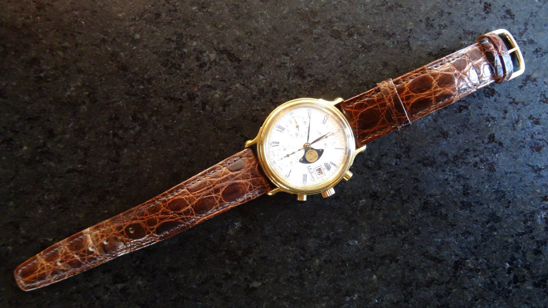 Orologi: Mulberry Chrongraph Mondphase 37mm – Usato da Sulz LU venduto da simula2 4