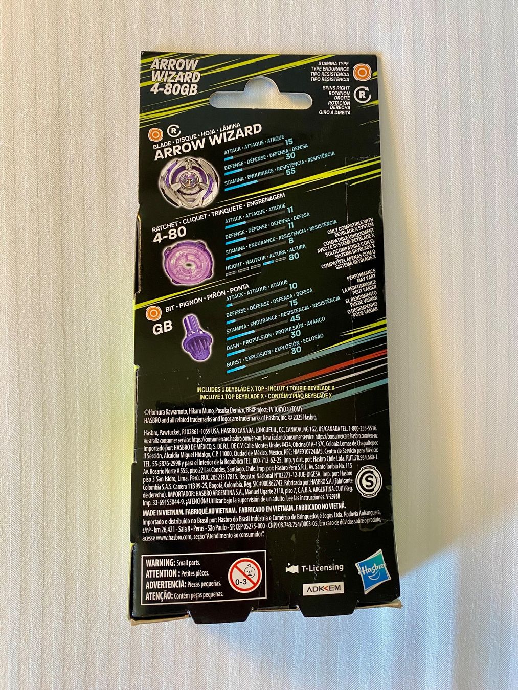 Hasbro Spielzeuge: Beyblade X Arrow Wizard 4-80 GB – Neu und originalverpackt aus Oberembrach von theZaz 1