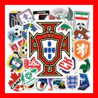 39 tlg Stickerset Fussball Nationalmannschaften Logos WM EM