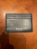 Loro Piana Kartenetui Leder schwarz guter Zustand