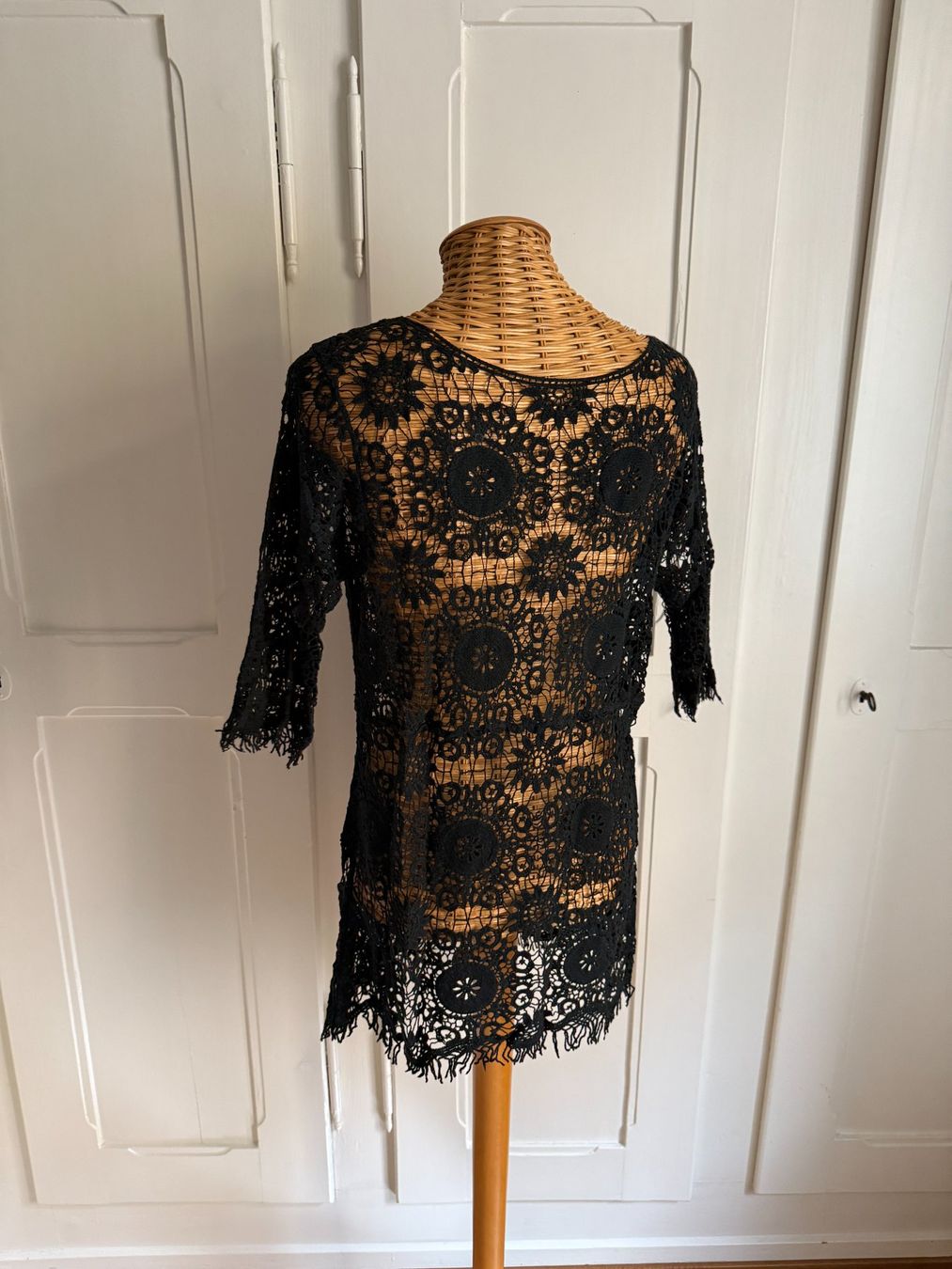 Vestiti: Hippie Spitzenkleid schwarz S/M – Usato da Zürich venduto da Diazaio 2