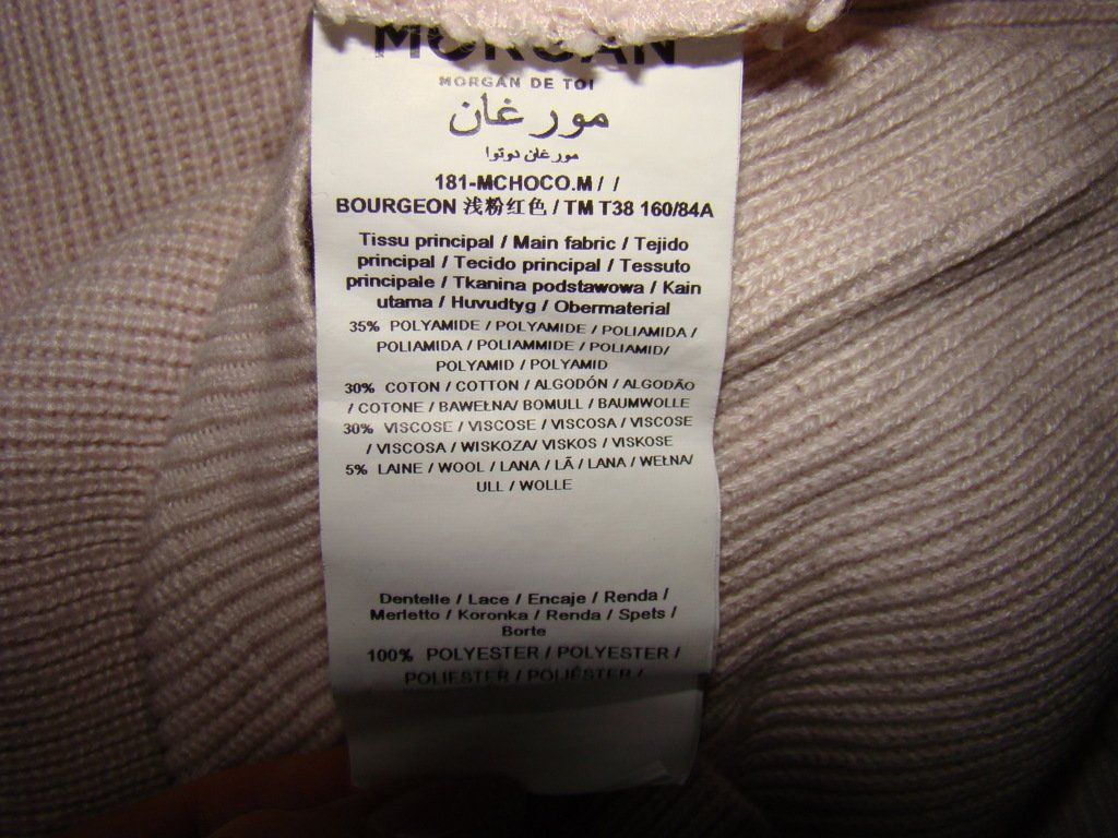 Morgan Maglioni & Felpe: Morgan, pull rose (dentelle) – Nuovo (secondo la descrizione) da Lussery-Villars venduto da pousinete02 6