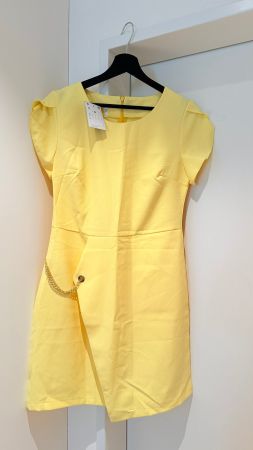 Shönes Sommer Kleid in Gelb Grösse M NEU