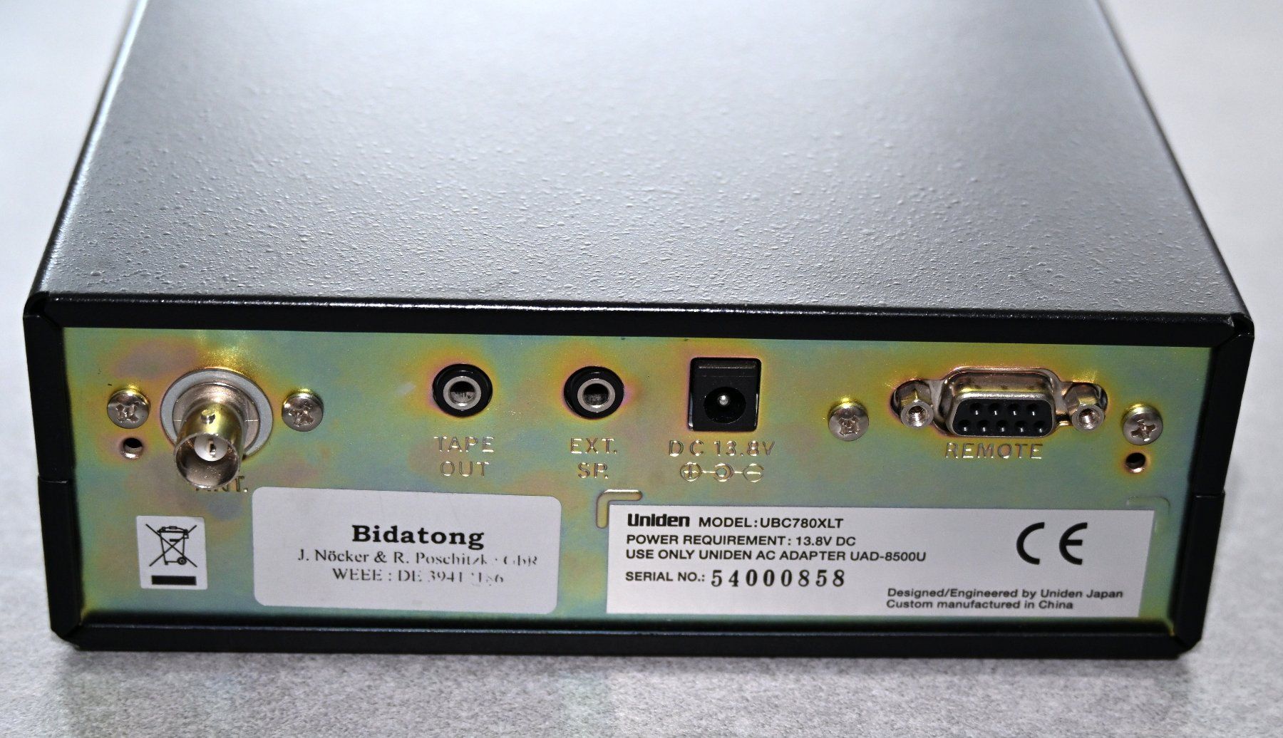 Radiocomunicazione: Uniden Bearcat UBC780XLT – Usato da Rothrist venduto da pattm2011 2