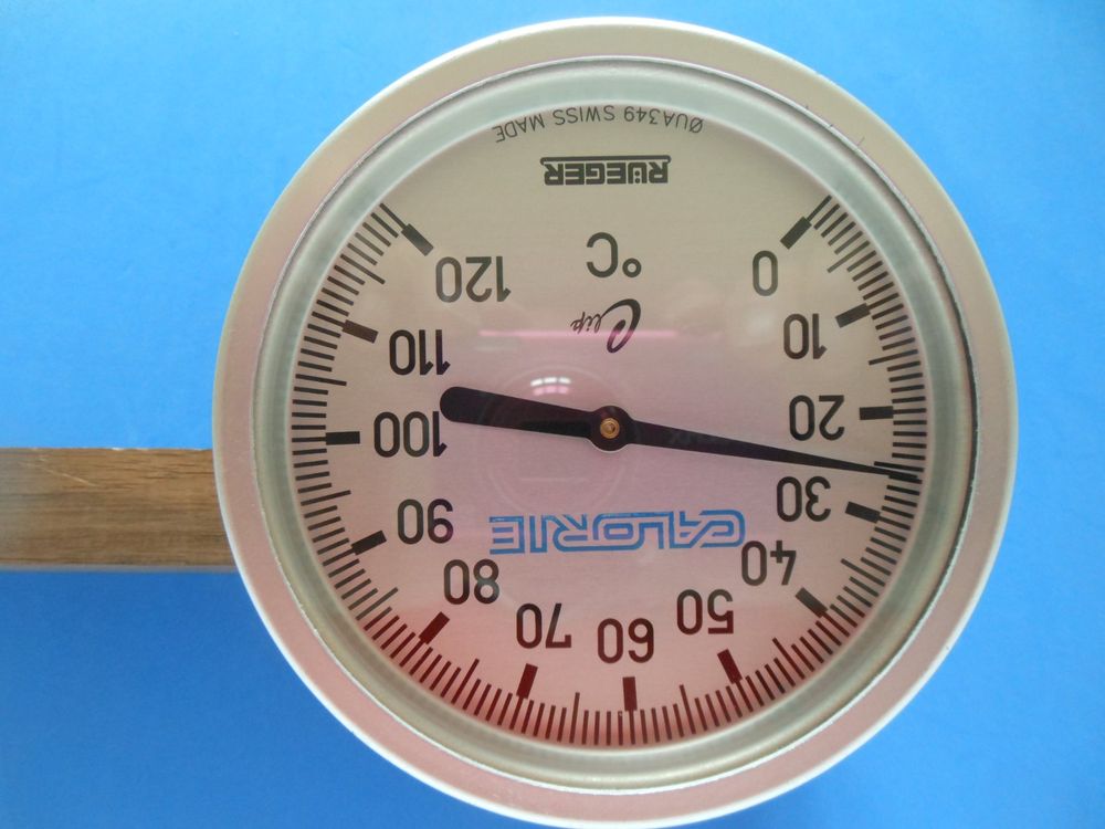 Thermomètre bimétallique à aiguille, Calorie, de RüEGER SA | Kaufen auf ...