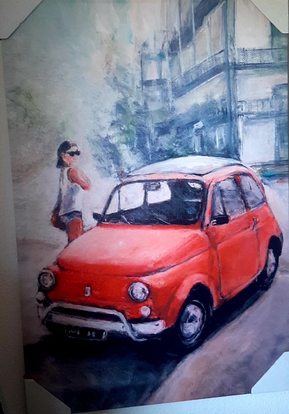 Foto & Immagini: Fiat 500 classic Oldtimer LED Kunstbild – Nuovo e nell'imballaggio originale da Kilchberg ZH venduto da ruedi34 6
