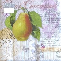 Serviette birnen (d265) 2Stk.