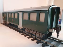Hag / Personenwagen / Blech / Spur O / mit Licht