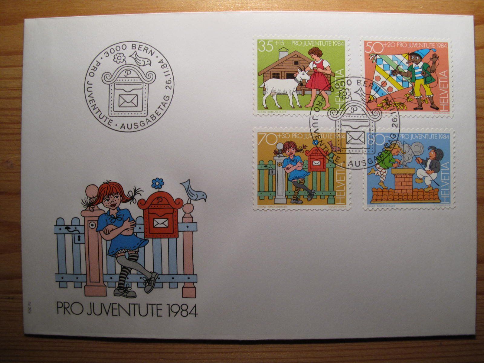 Alle Briefmarken: Pro Juventute 1984 FDC – Gebraucht aus Wil SG von fva01