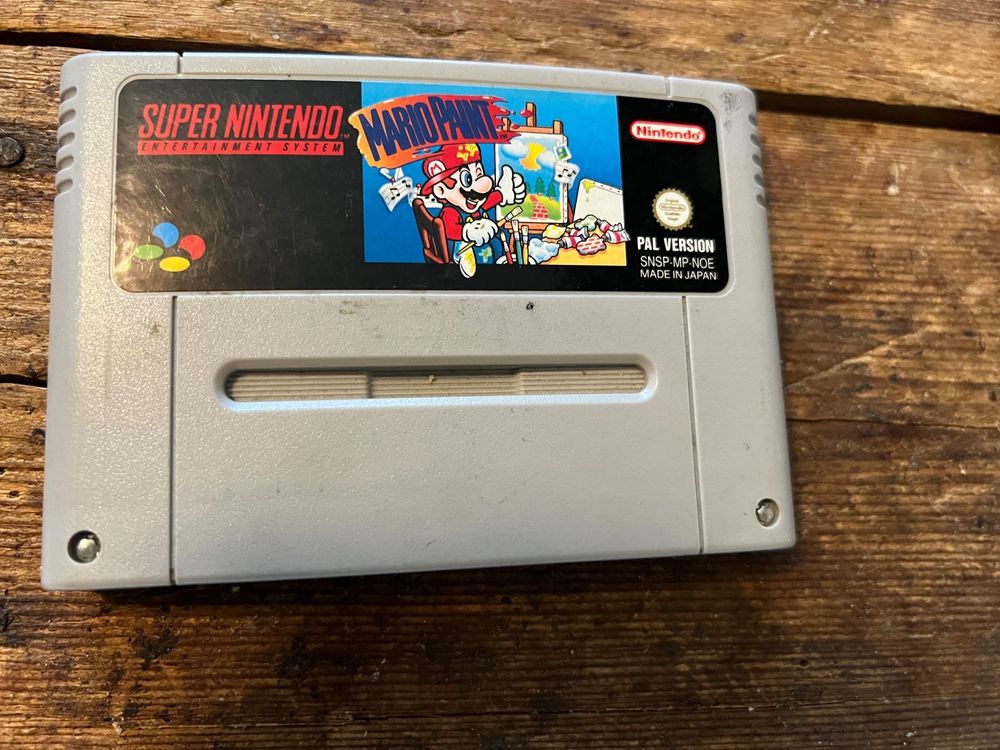 Snes Spiel „Mario Paint“ (Gebraucht) in Zürich für CHF 6 – mit ...
