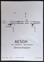 Übersichtsplan SBB Aesch 2002