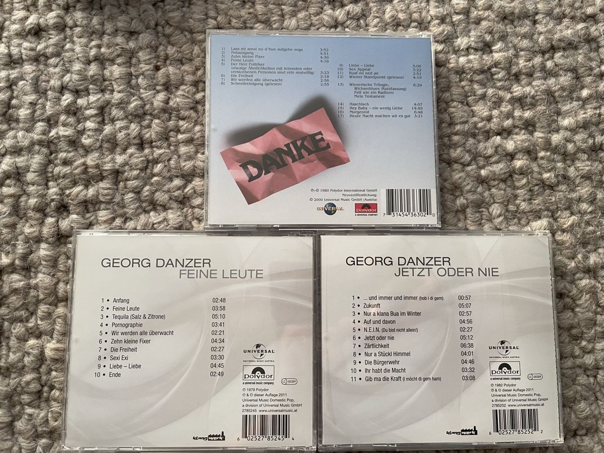 CD: 3x Georg Danzer (2x Remastered) – Nuovo (secondo la descrizione) da Reinach AG venduto da trigger7811 1