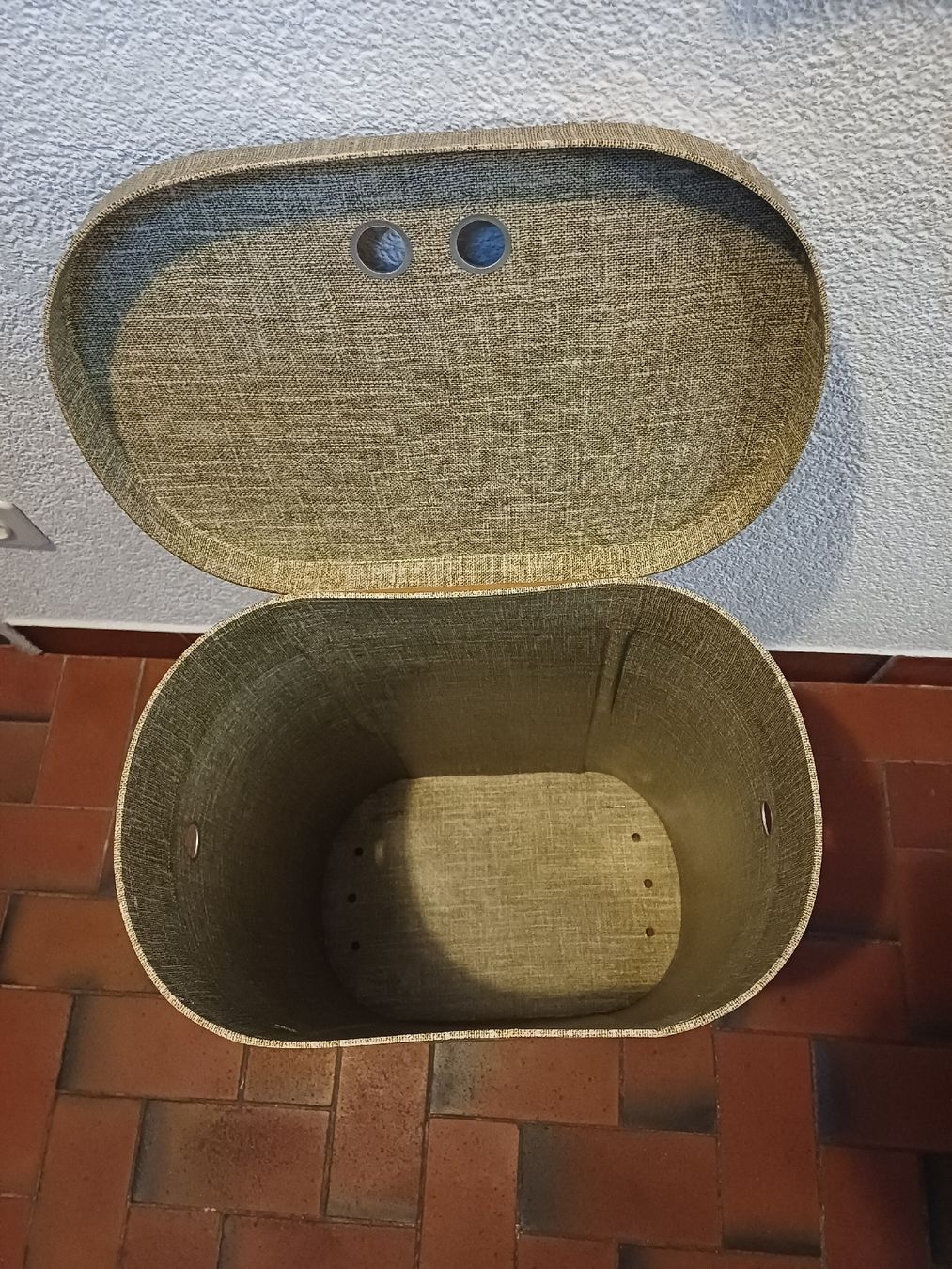 Cesti per biancheria: Vintage Wäschekorb CAWA, No.529 – Usato da Niederuzwil venduto da wolkenlos80 1