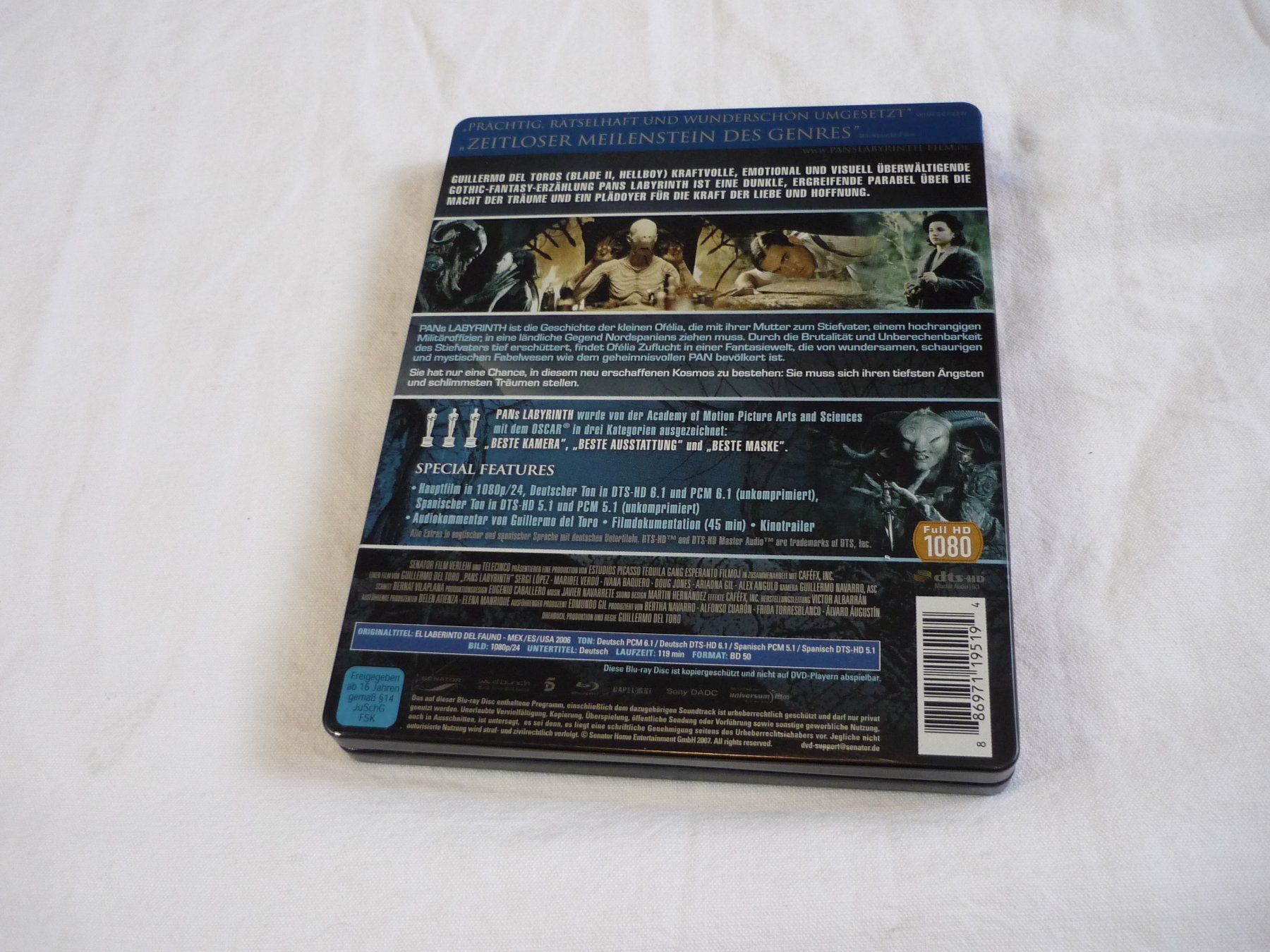 Tutti i DVDs: Bluray - Pans Labyrinth - Metal – Usato da Beringen venduto da Flatretriever 2