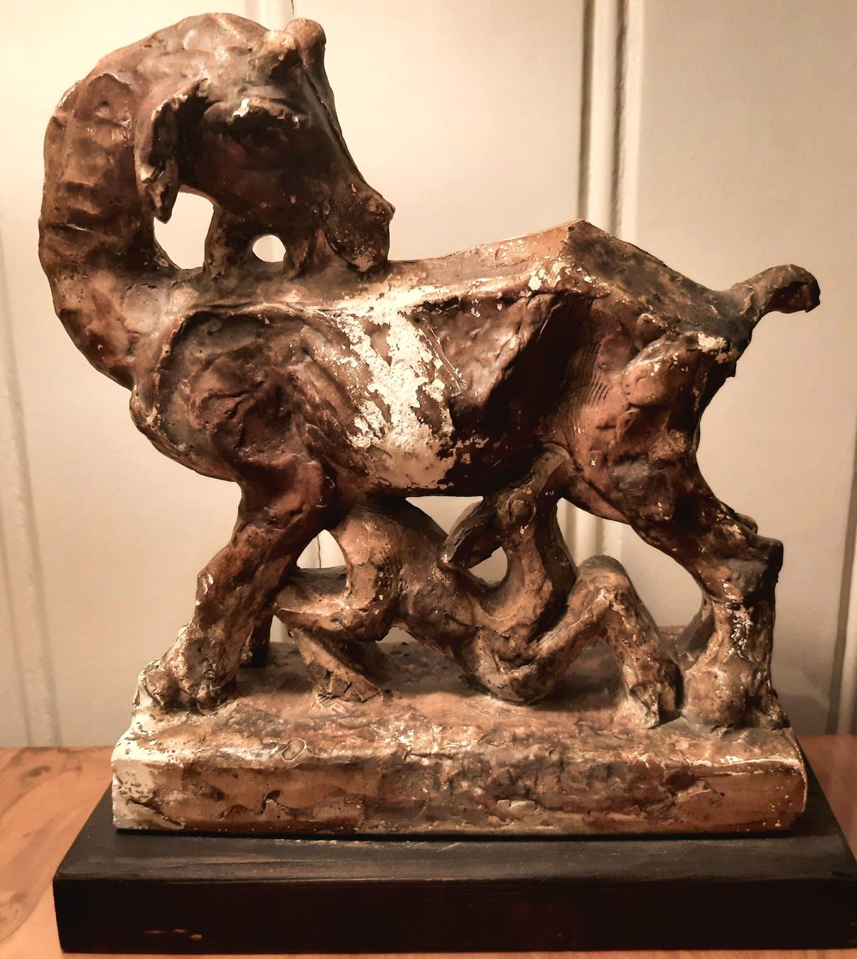 Sculture & Statue: Antike, expressionistische Skulptur monogrammiert – Usato da Arbon venduto da torso444 1