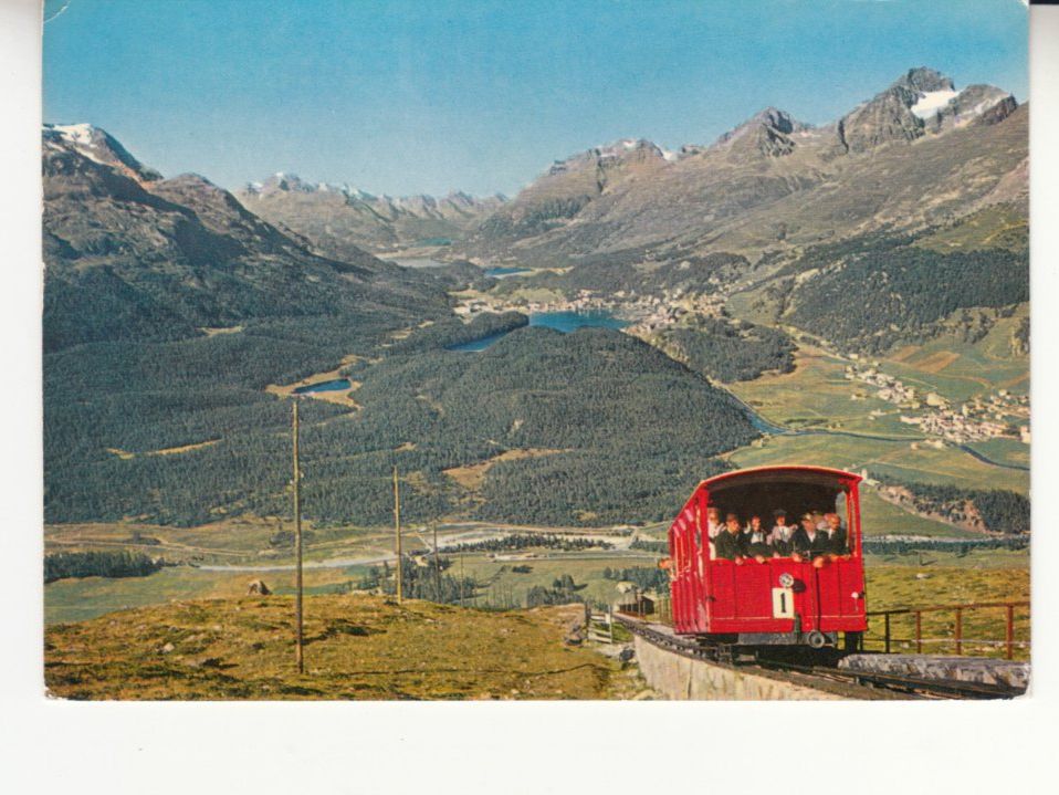 Ansichtskarten: Muottas Muragl 1964 – Gebraucht aus Bürglen TG von StampGraf