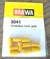 Modellbau-Muffen BRAWA, 3041 gelb; fabrikneu & OVP