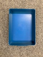 Auftragsbox Kunststoff blau 179x233x47mm (BxLxH)