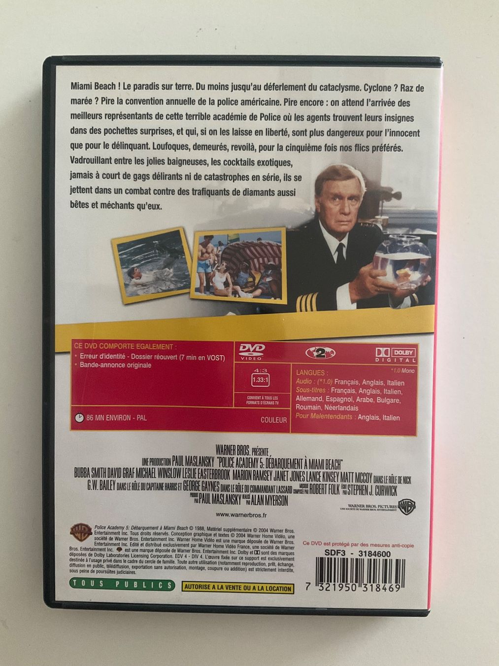 Tutti i DVDs: Police Academy 5 Dvd – Usato da Veyrier venduto da Deniro2 1
