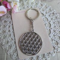 Schlüsselanhänger Flower of Life Mandala Lebensblume