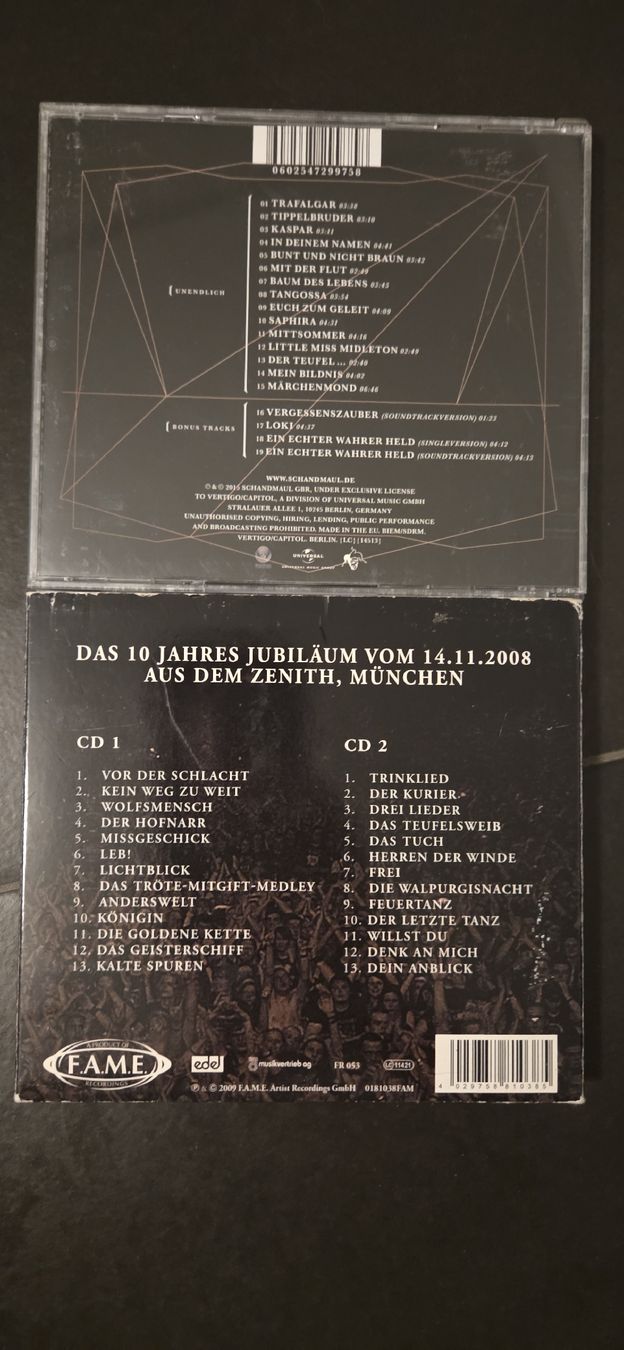 CD: Schandmaul CDs – Usato da Zetzwil venduto da Rose050 1