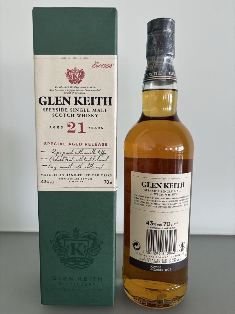 Spiritueux: Glen Keith 21  – Neuf (Voir description) à wernetshausen par inti02 3