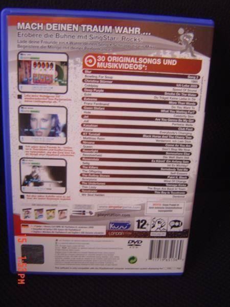 Sony Jeux: SINGSTAR  Rocks! -  Playstation 2 Deutsch – D'occasion à Pambio Noranco par Pol69 2