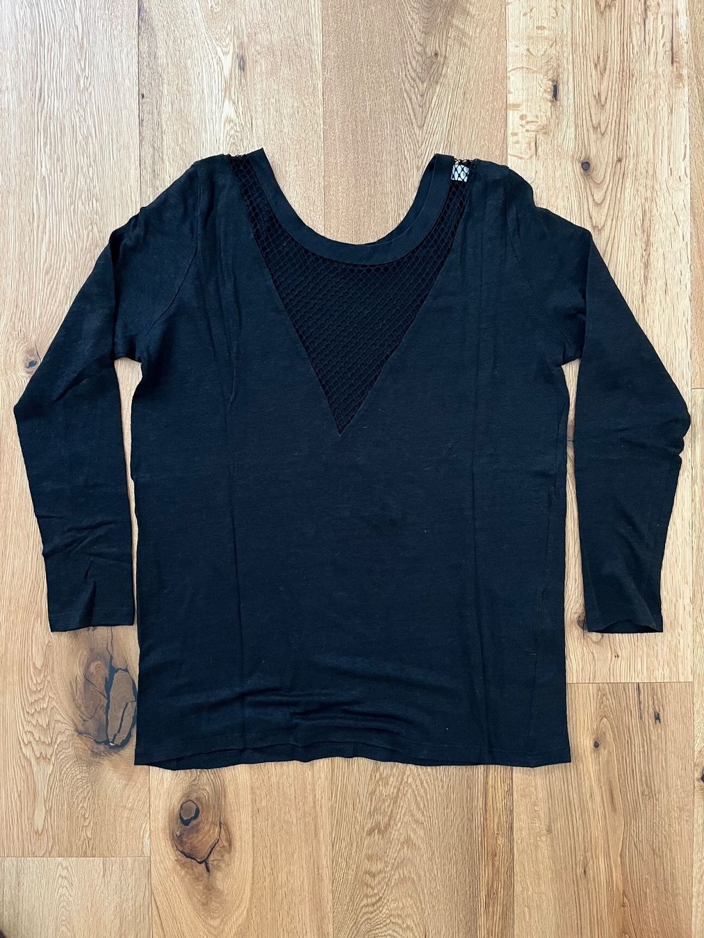 Sandro Top: Sandro Paris Langarm Top, Gr. 36 – Usato da Interlaken venduto da fbnscl 1