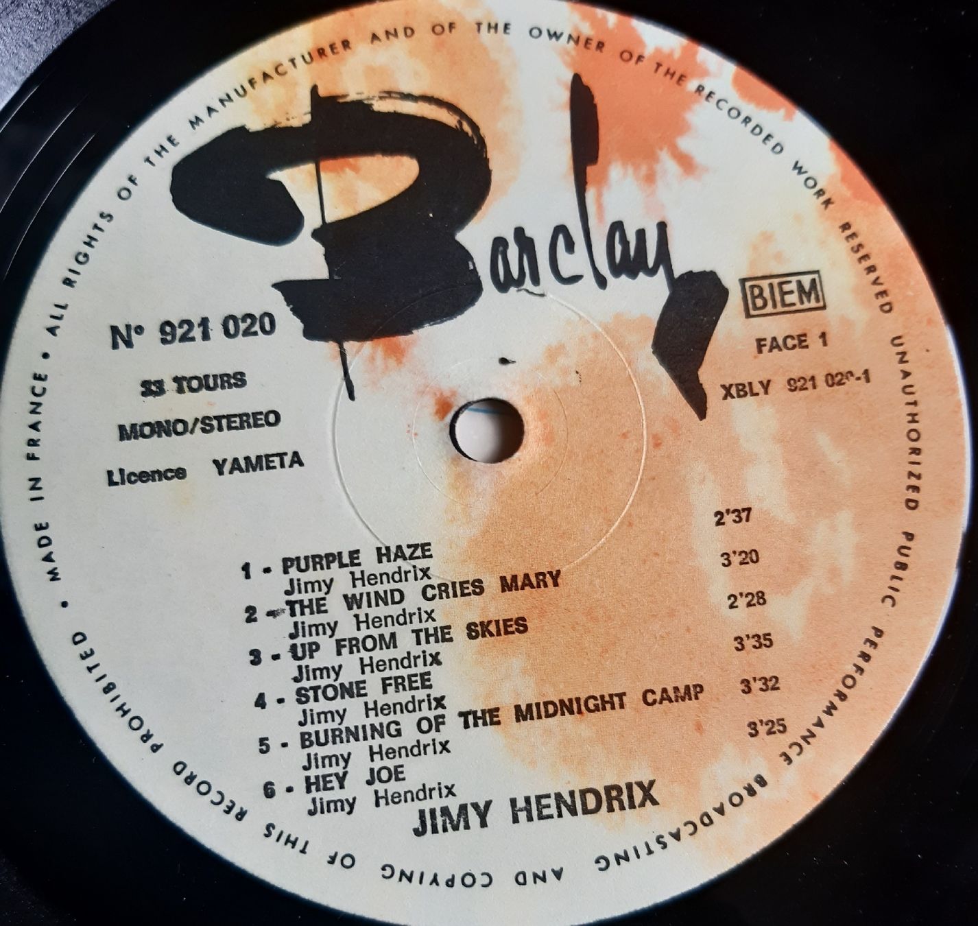 Dischi in vinile: Jimi Hendrix - Greatest Hits Vol. 3 – Usato da Frick venduto da kyb_yq8h 3