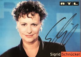 Sigrid Maria Schnückel Autogramm signiert Foto 10x15cm