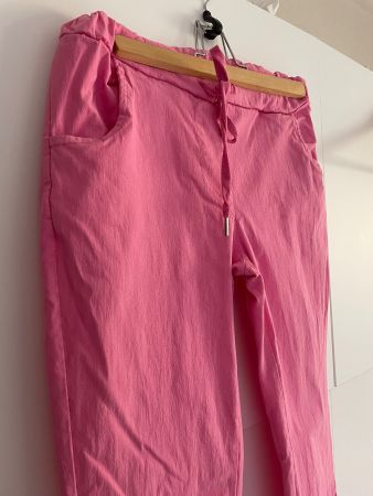 Pantalon femme stretch taille l rose