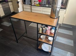 Kücheninsel / Bartisch / Stehtisch mit Ablagefächer
