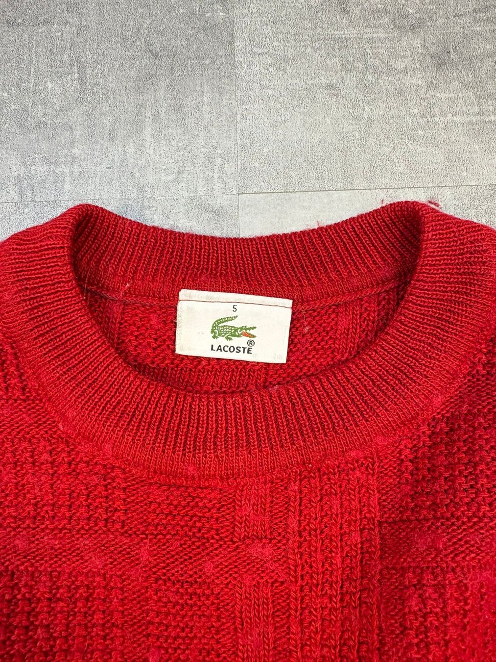 Lacoste Maglioni & Felpe: Lacoste Sweater Rot - Grösse L – Nuovo (secondo la descrizione) da Werdenberg venduto da hase.vintage 2