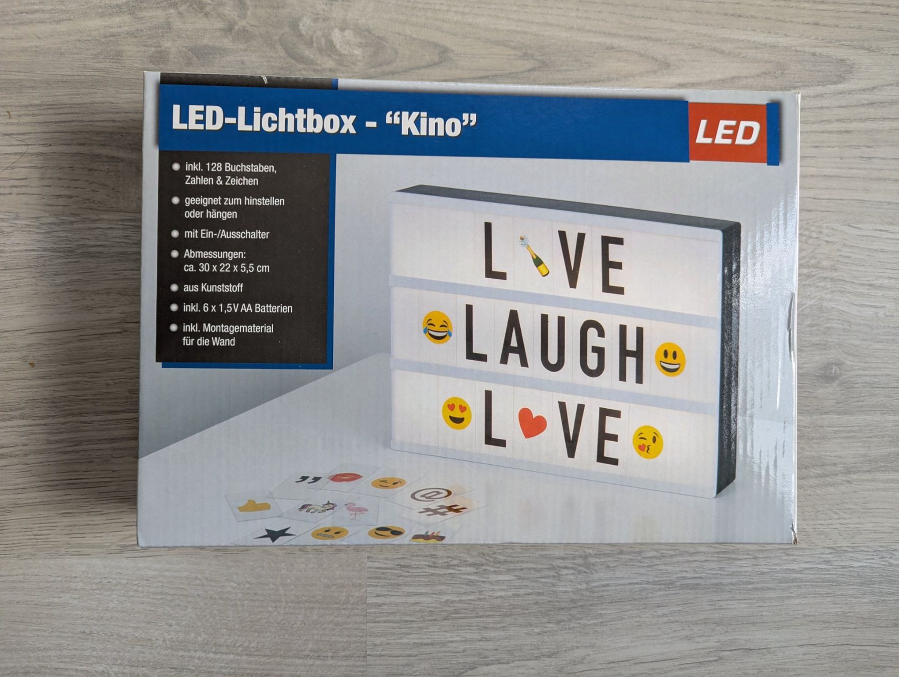 Tutte le decorazioni: LED Lightbox "Kino" mit 128 Buchstaben – Nuovo (secondo la descrizione) da Goldingen venduto da YouAreMySunshine