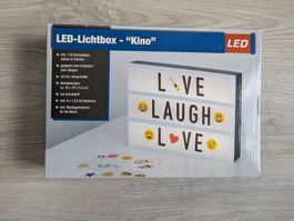 LED Lightbox "Kino" mit 128 Buchstaben