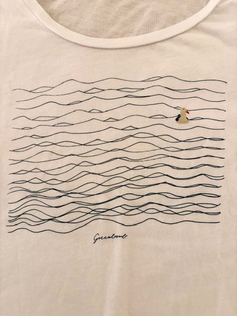 T-shirts: Tshirt weiss, mit lustigem Print, M – D'occasion à Zürich par gunti02 1