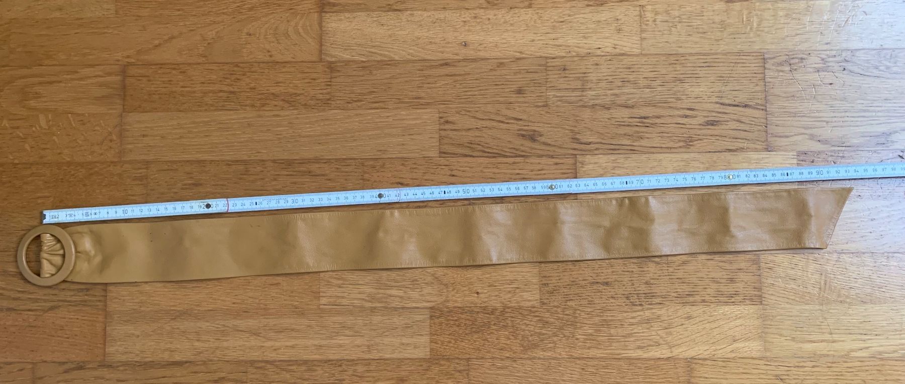 Ceintures: Ledergürtel hellbraun mit Ringverschluss 90 cm – D'occasion à Wettswil par cipollina71 1