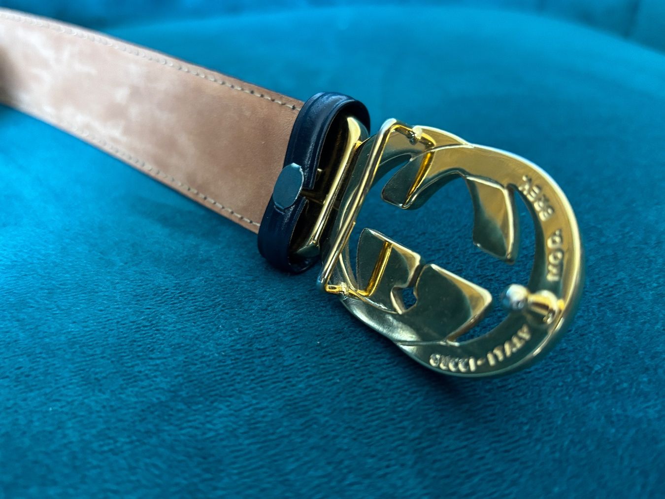 Gucci Cinture: Gucci GG Reversible Interlocking Gurt I Gold Doppelschnalle – Usato da Lengnau BE venduto da 4ConsultingSolutions 4