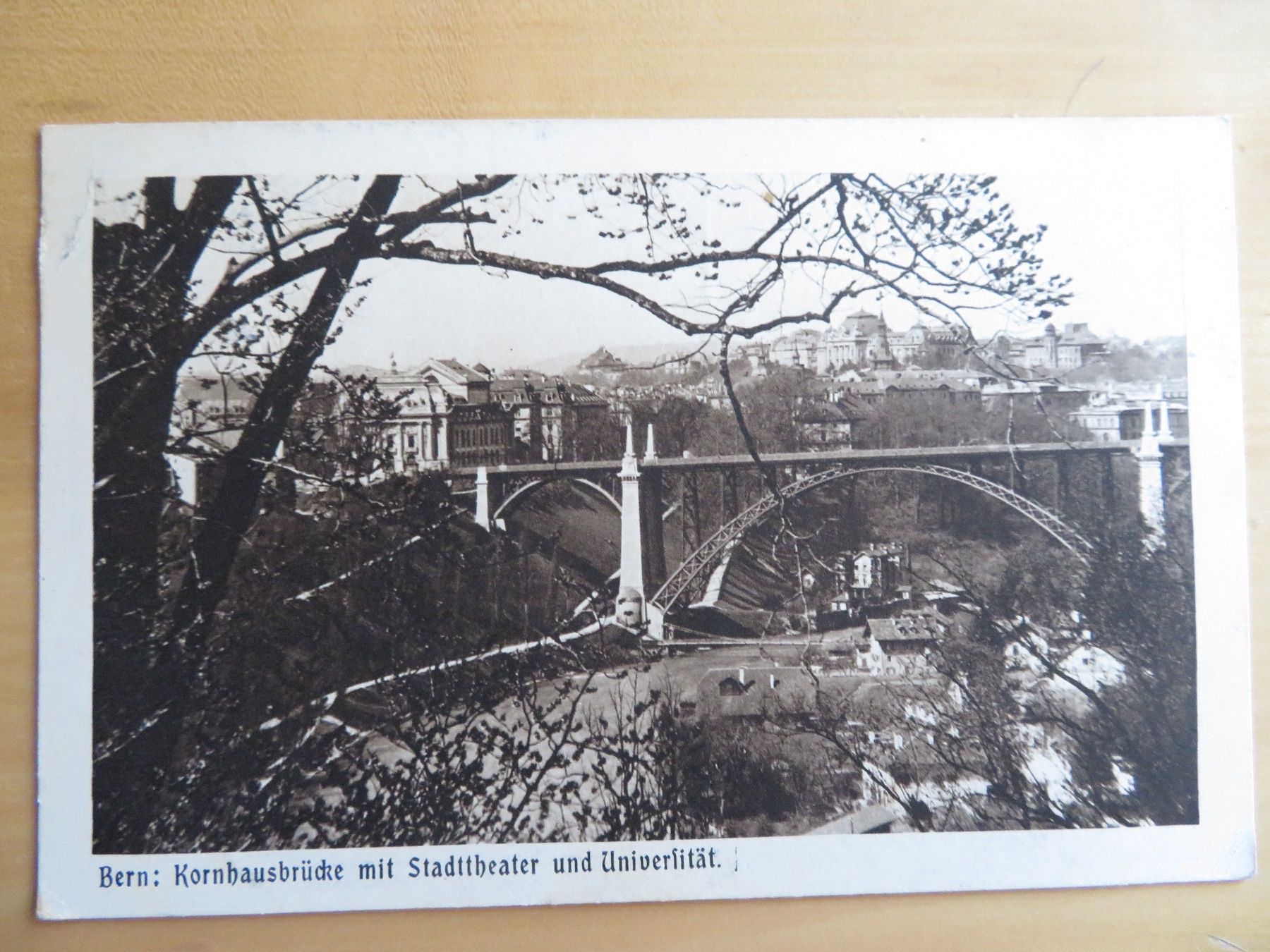 Ansichtskarten: Bern: Kornhausbrücke – Gebraucht aus Bern von mordswein