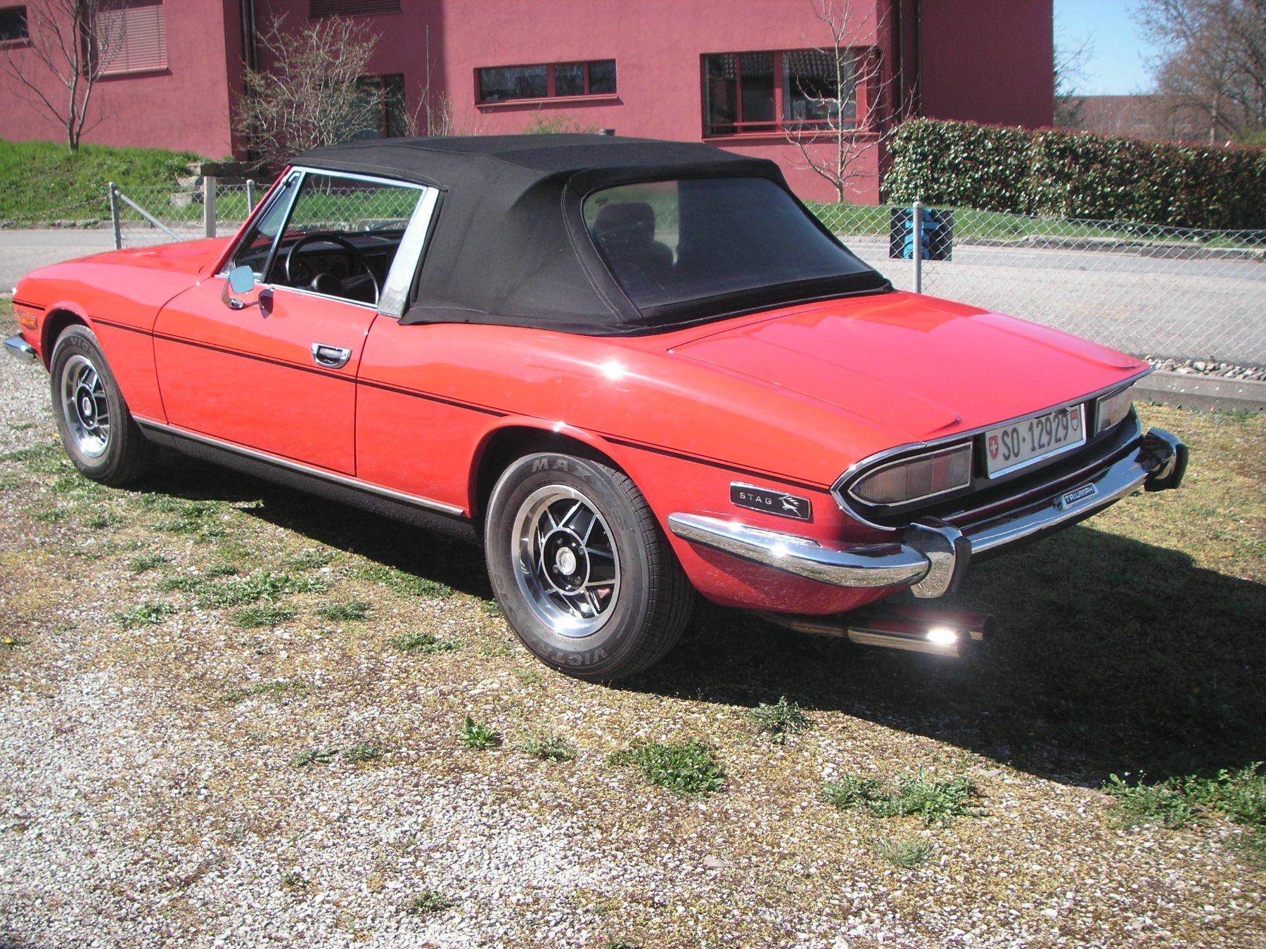 Triumph Automobili: Triumph Stag 1975  V8 – Usato da Oensingen venduto da frasol 2