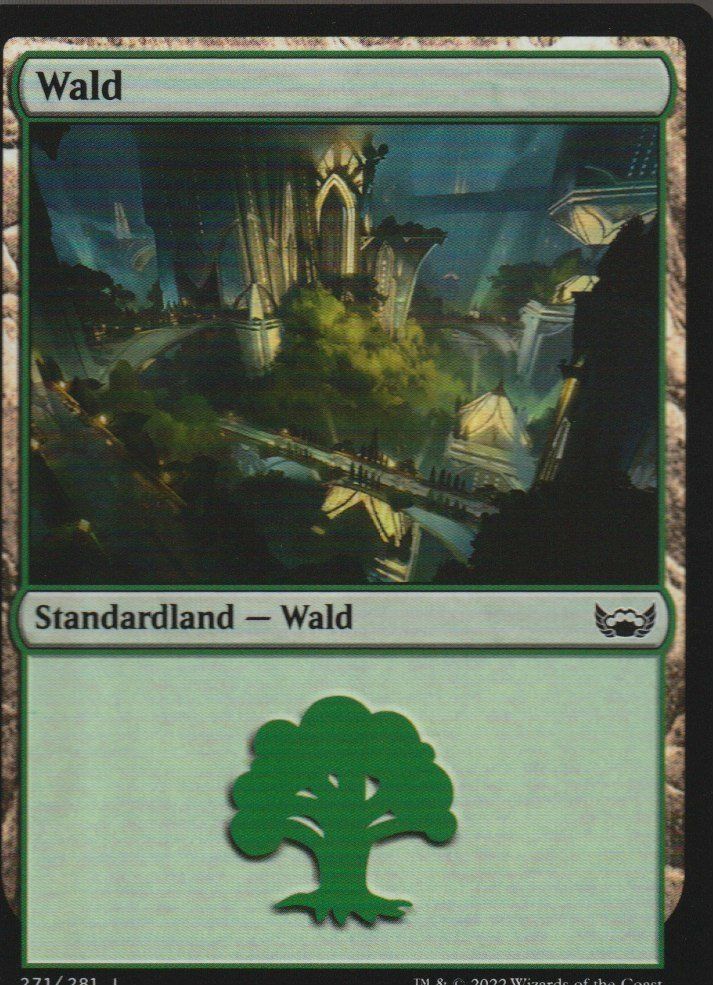 Magic The Gathering Sammelbilder & Trading cards: TCG Magic The Gathering MTG De SNC BASIC LANDS 271 Wald – Neu (gemäss Beschreibung) aus Vezia von Aquarius_Age