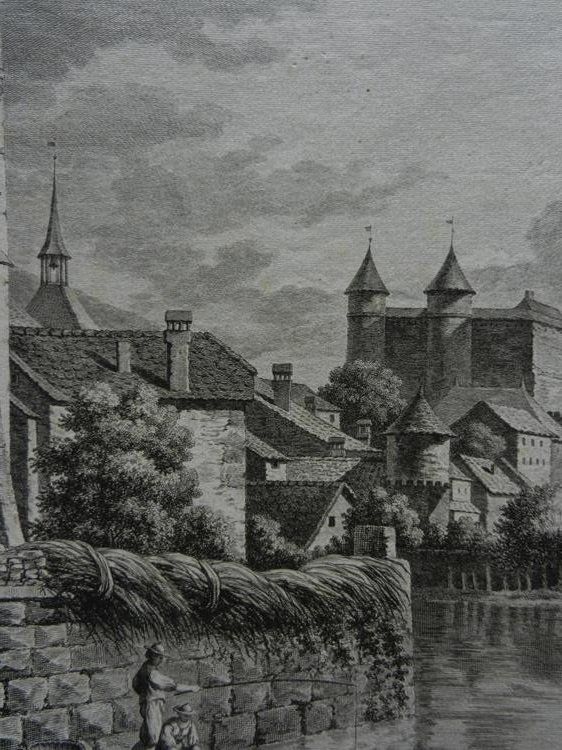 Gravures: Le château de Grandson – D'occasion à Risch par Rischli15 5