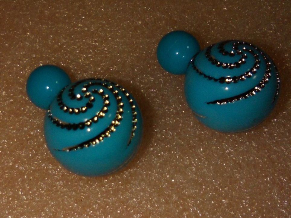 Ohrringe & -stecker: ohrringe modeschmuck hellblau und silber farbe glanzig – Neu (gemäss Beschreibung) aus Basel von bijoutrie_4 1