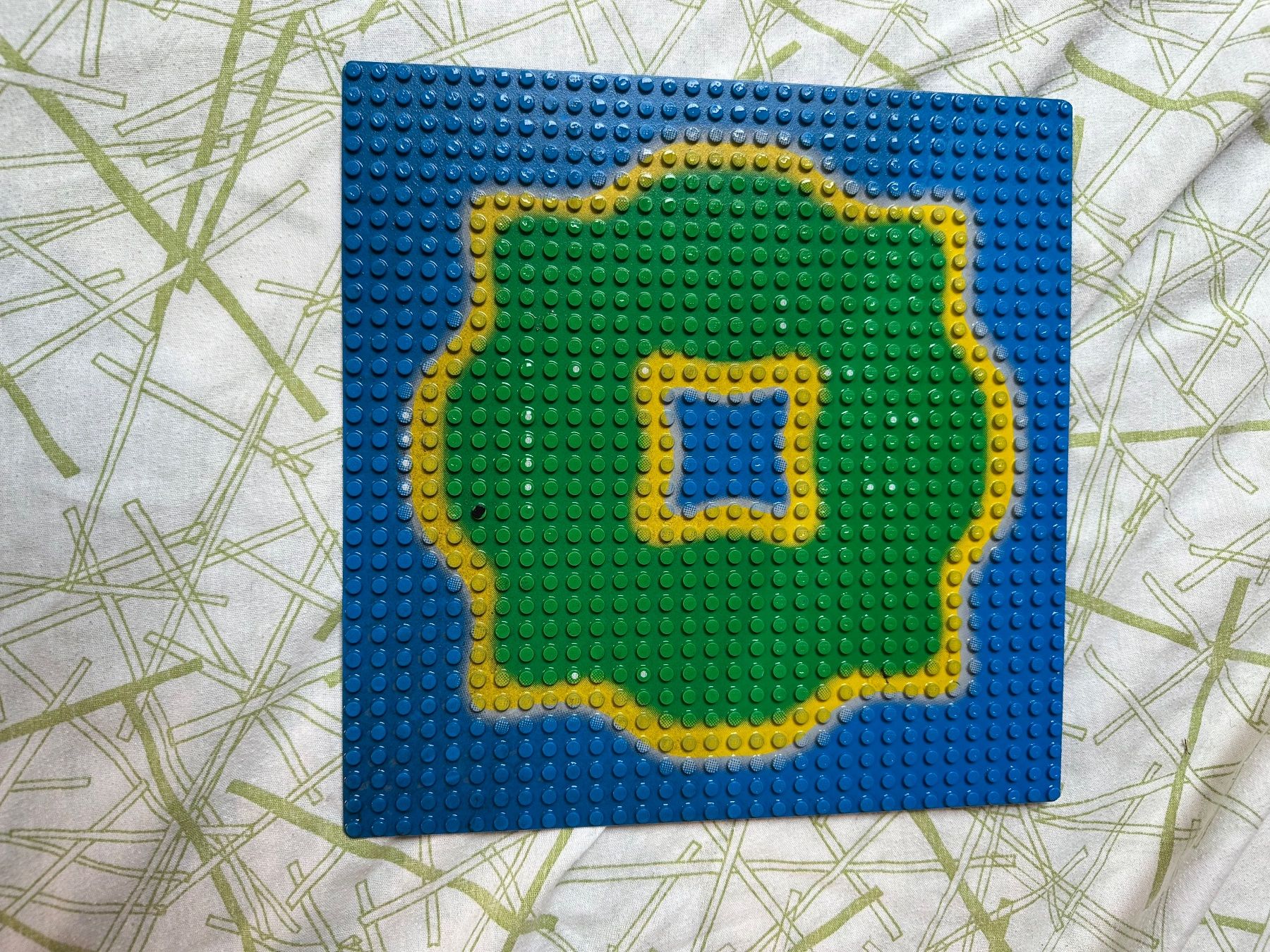 Giocattoli: Lego: Base Blu con Isola Verde e Gialla - Perfetto! – Usato da Sementina venduto da Simo.Auto