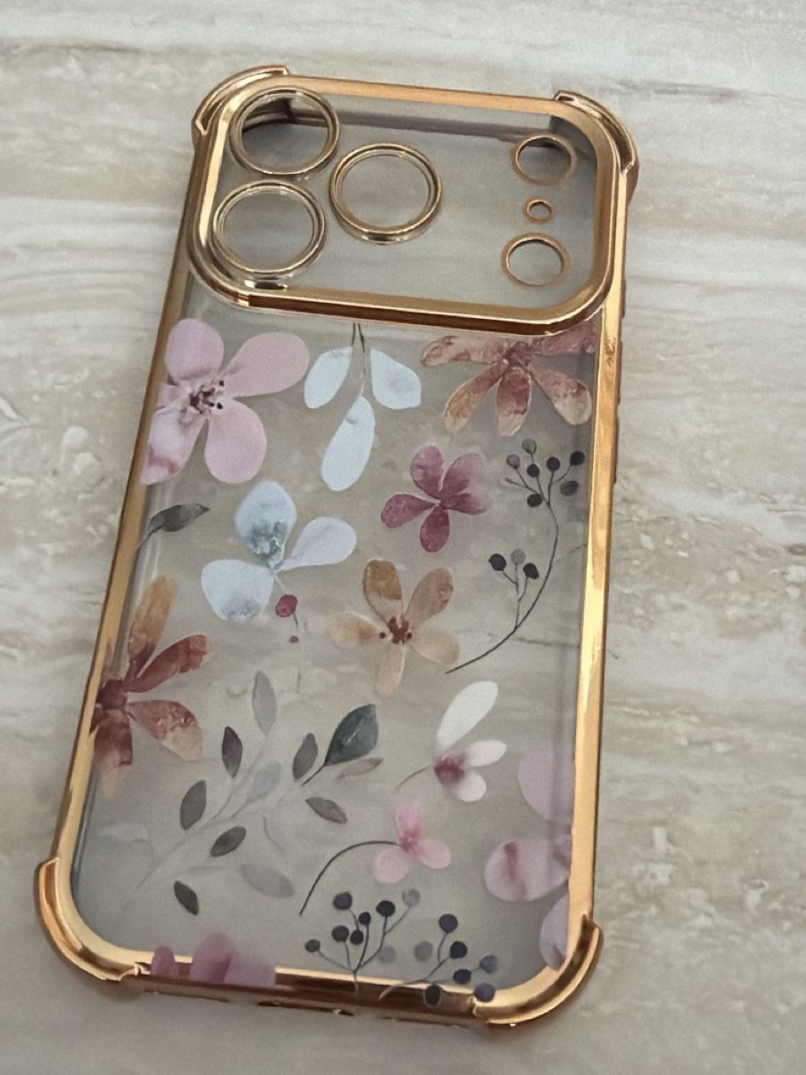 Apple Cover & Protezioni schermo: IPhone17 Case Floral Design Golden Frame - NEW – Nuovo e nell'imballaggio originale da Paradiso venduto da Ixaya.studio